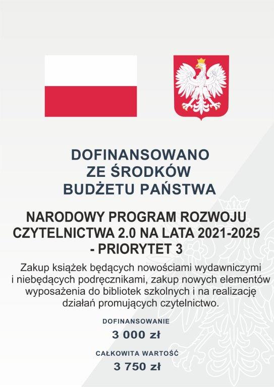 Narodowy Program Rozwoju Czytelnictwa 2.0 na lata 2021-2025